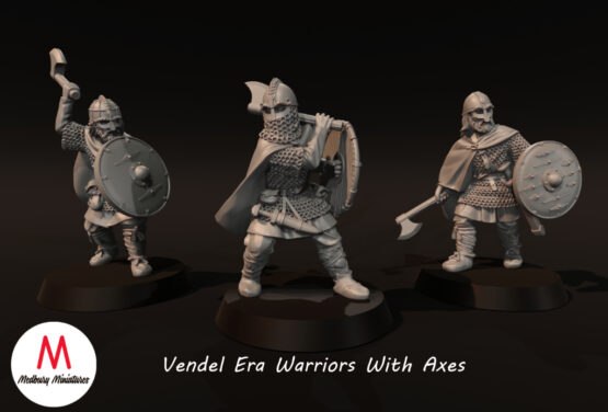 Medbury Miniatures: Vendel Zeit - Krieger mit Axt und Schild (3)