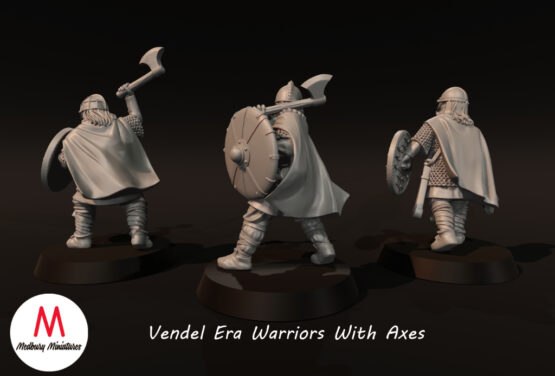 Medbury Miniatures: Vendel Zeit - Krieger mit Axt und Schild (3) – Bild 3