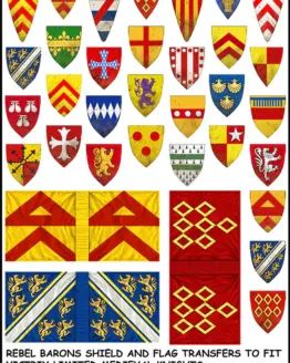 Rebel Barons Shield & Flag Transfers 12