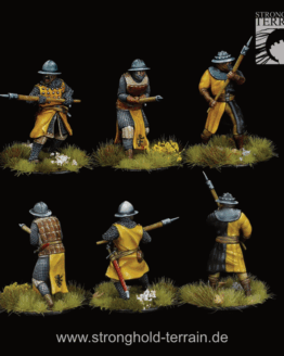 Northern Crusades Miniatures: Flamen mit Goedendags (3)