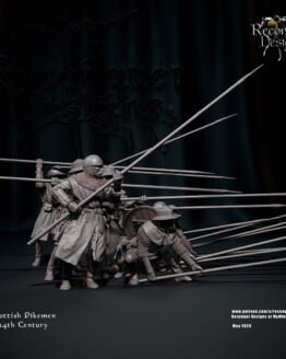 14. Jahrhundert Schottische oder Flämische Pikeniere (mit Waffenoptionen) (8)