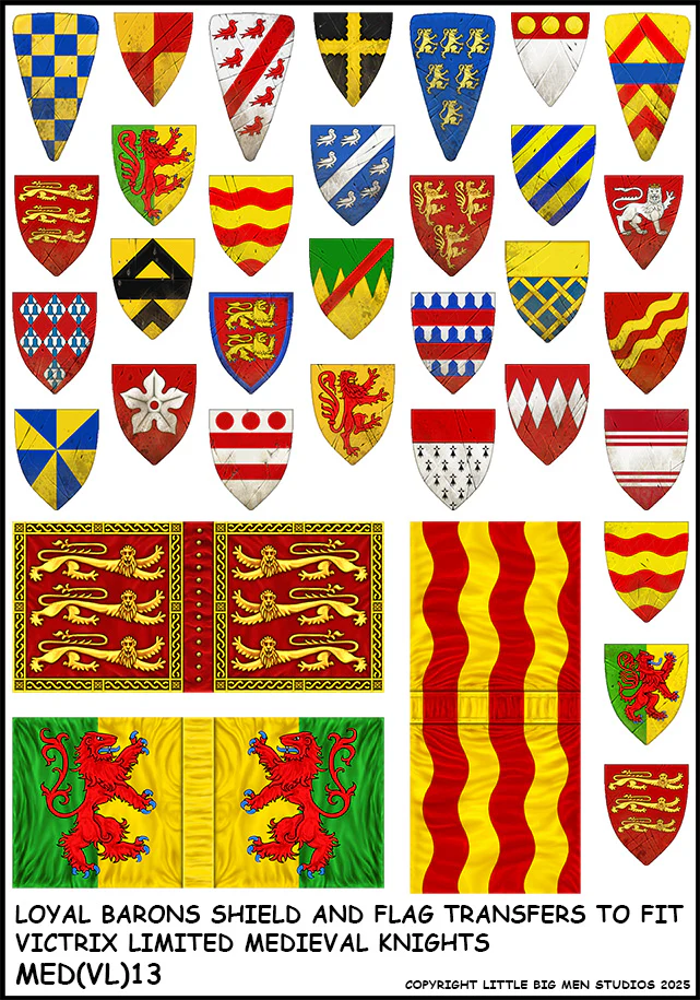 Loyal Barons Shield & Flag Transfers 13