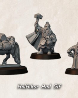 Medbury Miniatures: Halfthor & Sif (3)