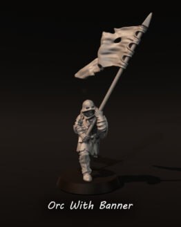 Medbury Miniatures: Orc Banner Bearer