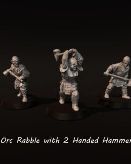 Medbury Miniatures: Orcs With 2 Handed Hammers (3)