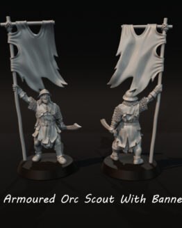 Medbury Miniatures: Orc  Scout with Banner