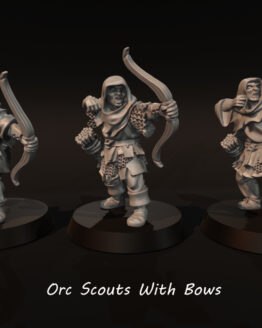 Medbury Miniatures: Orc Scouts with Bows (3)
