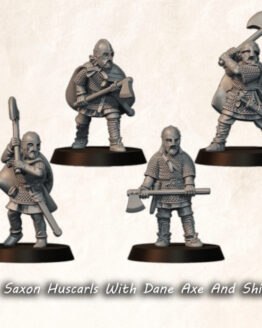 Medbury Miniatures: Angelsachsen/Anglodänen Veteranen mit Dänenäxten (6)