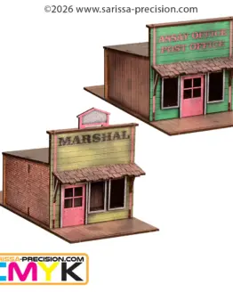 Old West - Post Office & Marhsall's Office (28mm)