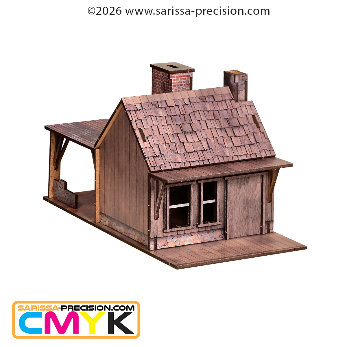 Old West - Elias Crow's Blacksmith & House (28mm) - Image 2