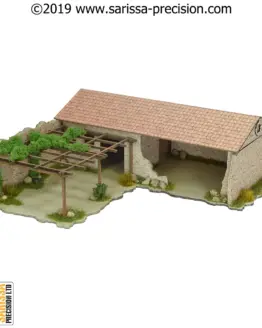 Mediterranean Village House Corner (28mm)