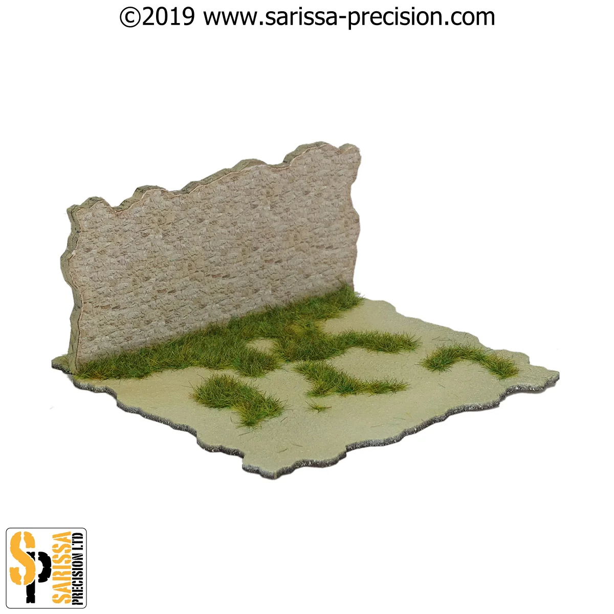 Mediterranean Village Wall 10x10 (28mm)