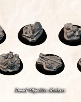 Medbury Miniatures: Dwarf Objective Markers (6)
