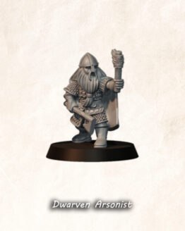 Medbury Miniatures: Dwarven Arsonist