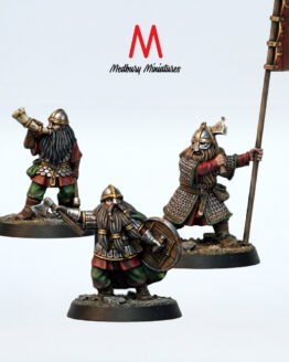 Medbury Miniatures: Dwarven Commanders (3)