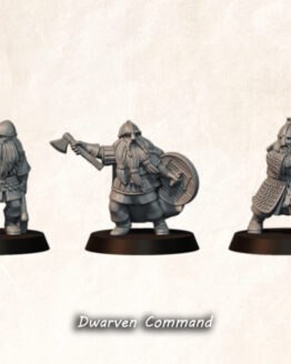 Medbury Miniatures: Dwarven Commanders (3)