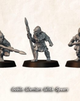 Medbury Miniatures: Goblin Krieger mit Speeren (3)