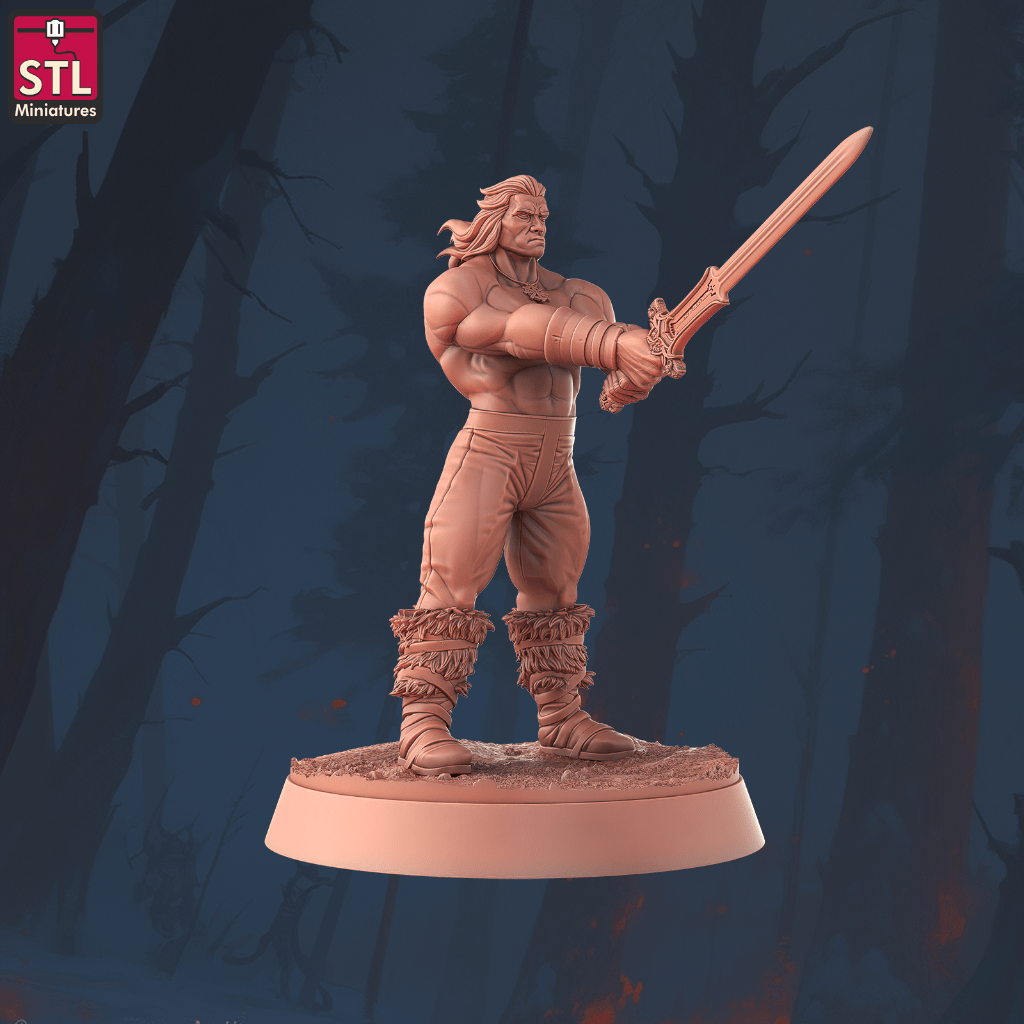 STL-Miniatures: Conan the Barbarian A