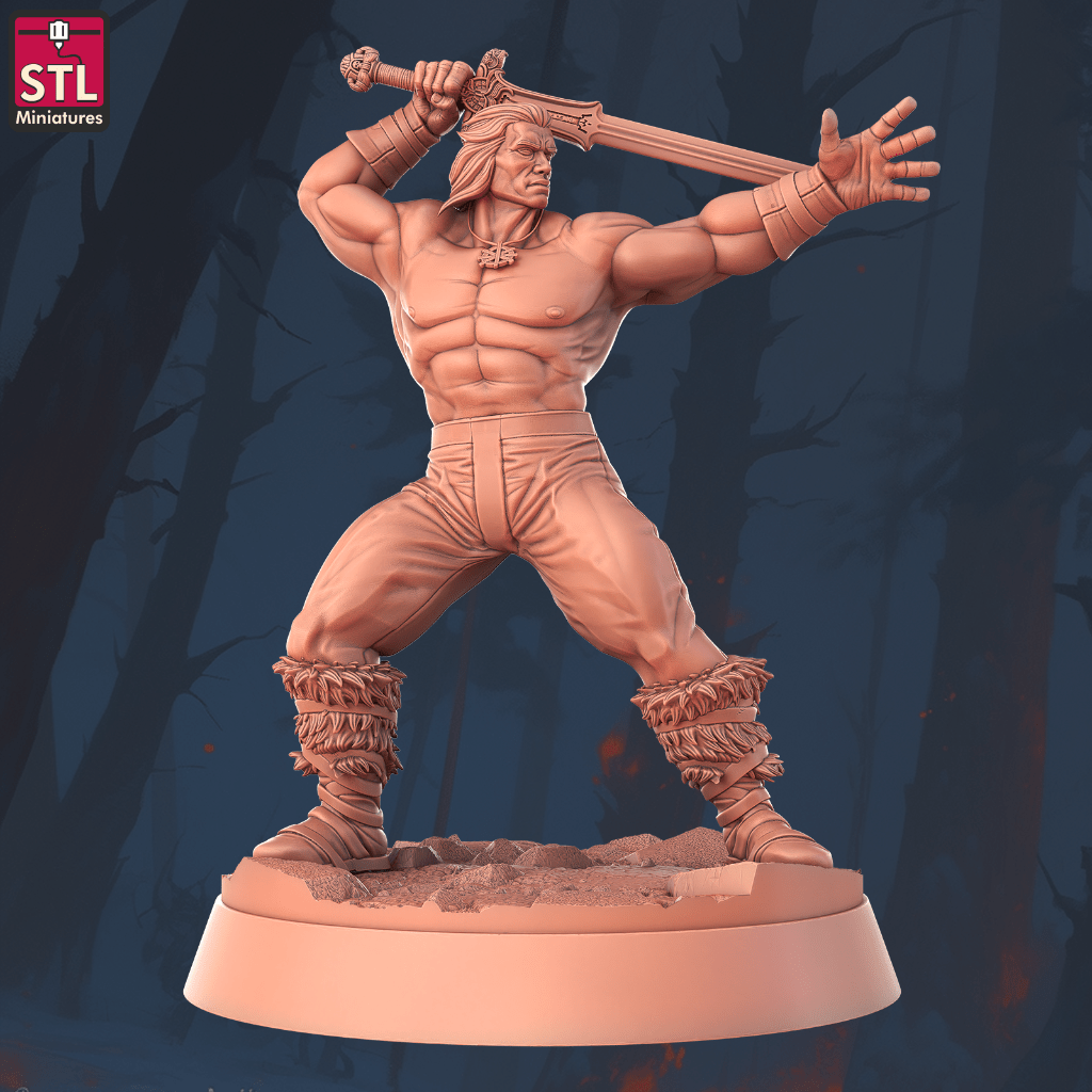 STL-Miniatures: Conan the Barbarian B