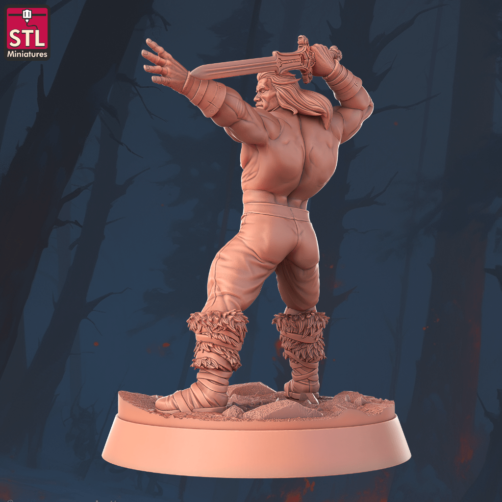STL-Miniatures: Conan the Barbarian B - Image 4