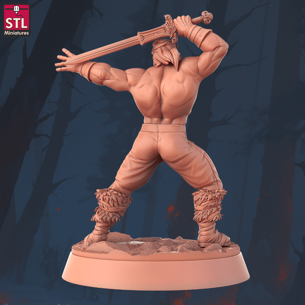 STL-Miniatures: Conan the Barbarian B - Image 3