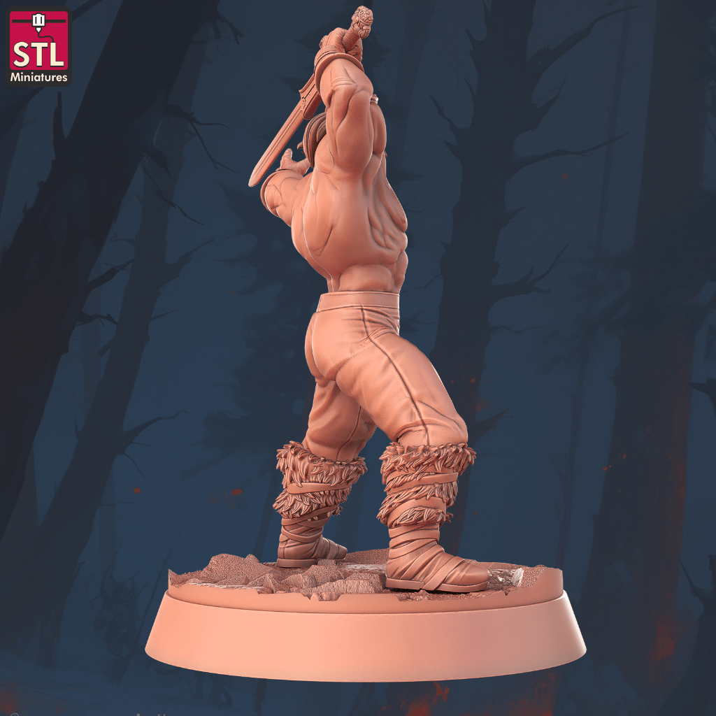STL-Miniatures: Conan the Barbarian B - Image 2