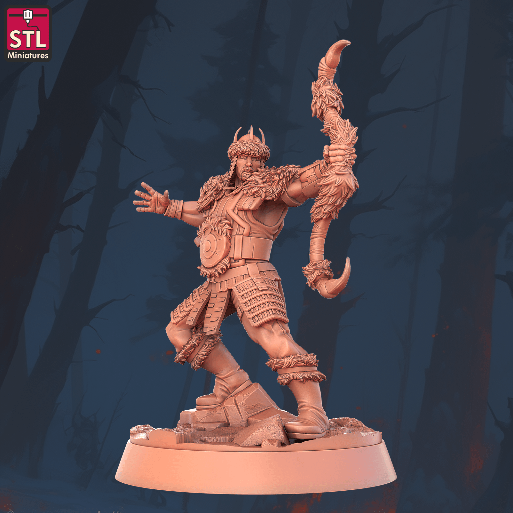STL-Miniatures: Subotai (Conan the Barbarian)