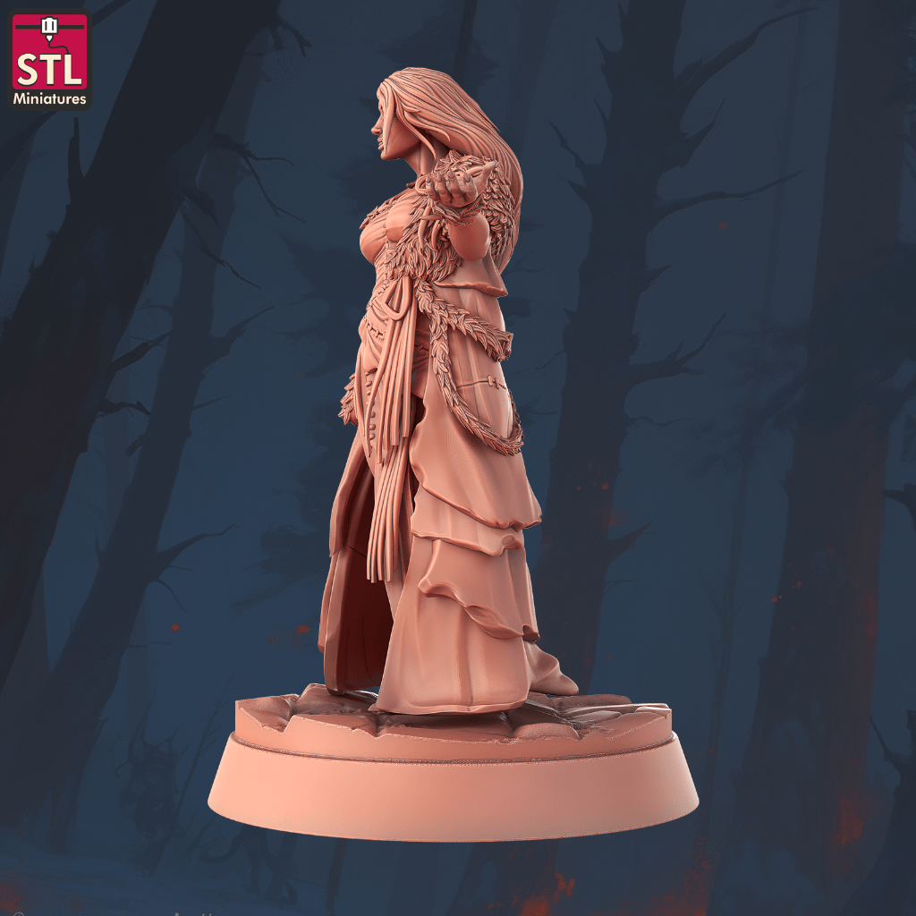 STL-Miniatures: Wolfshexe (Conan the Barbarian) – Bild 5