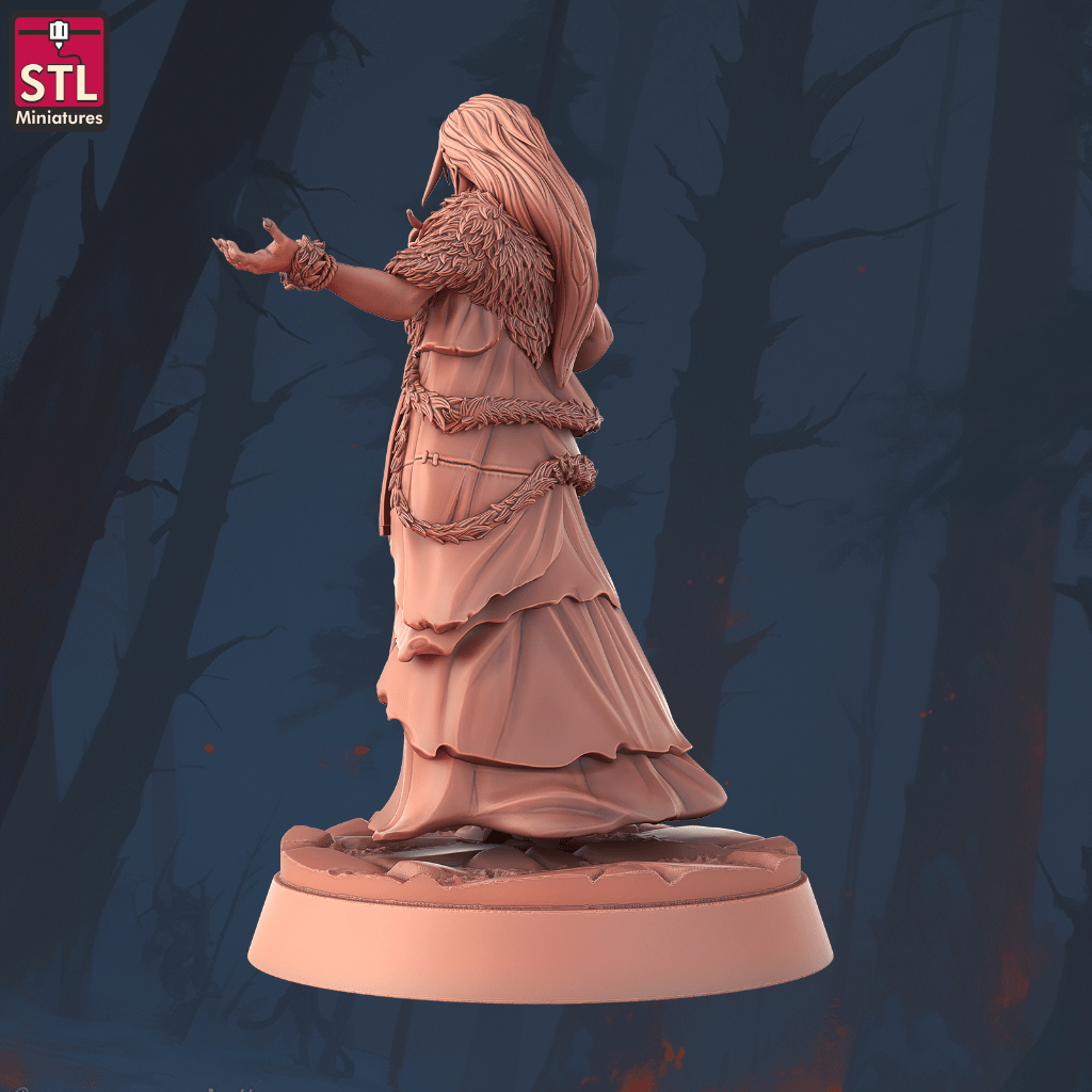 STL-Miniatures: Wolfshexe (Conan the Barbarian) – Bild 4