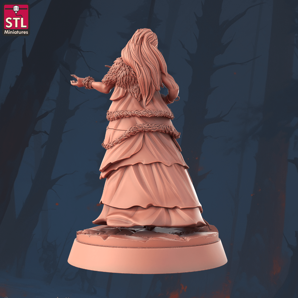 STL-Miniatures: Wolfshexe (Conan the Barbarian) – Bild 3