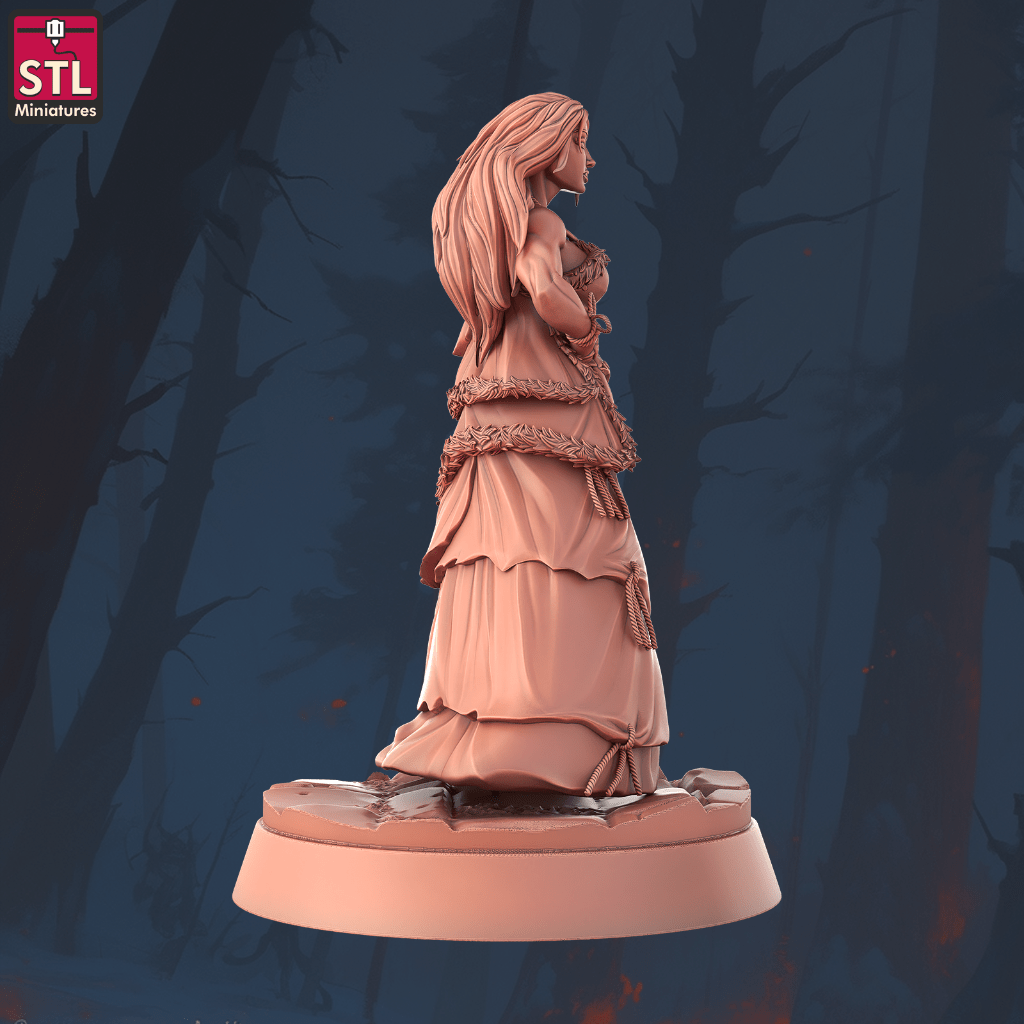 STL-Miniatures: Wolfshexe (Conan the Barbarian) – Bild 2