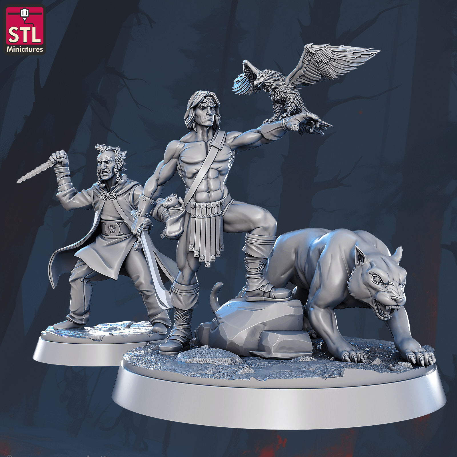 STL-Miniatures: Beastmaster Movie Set (3)