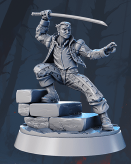 STL-Miniatures: Ramirez 2 (Highlander Movie)