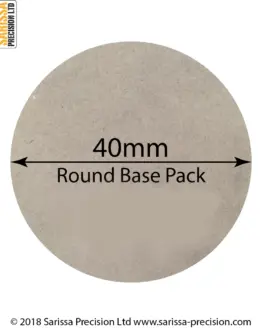 Sarissa Precision: Acryl Bases 40mm rund (12)