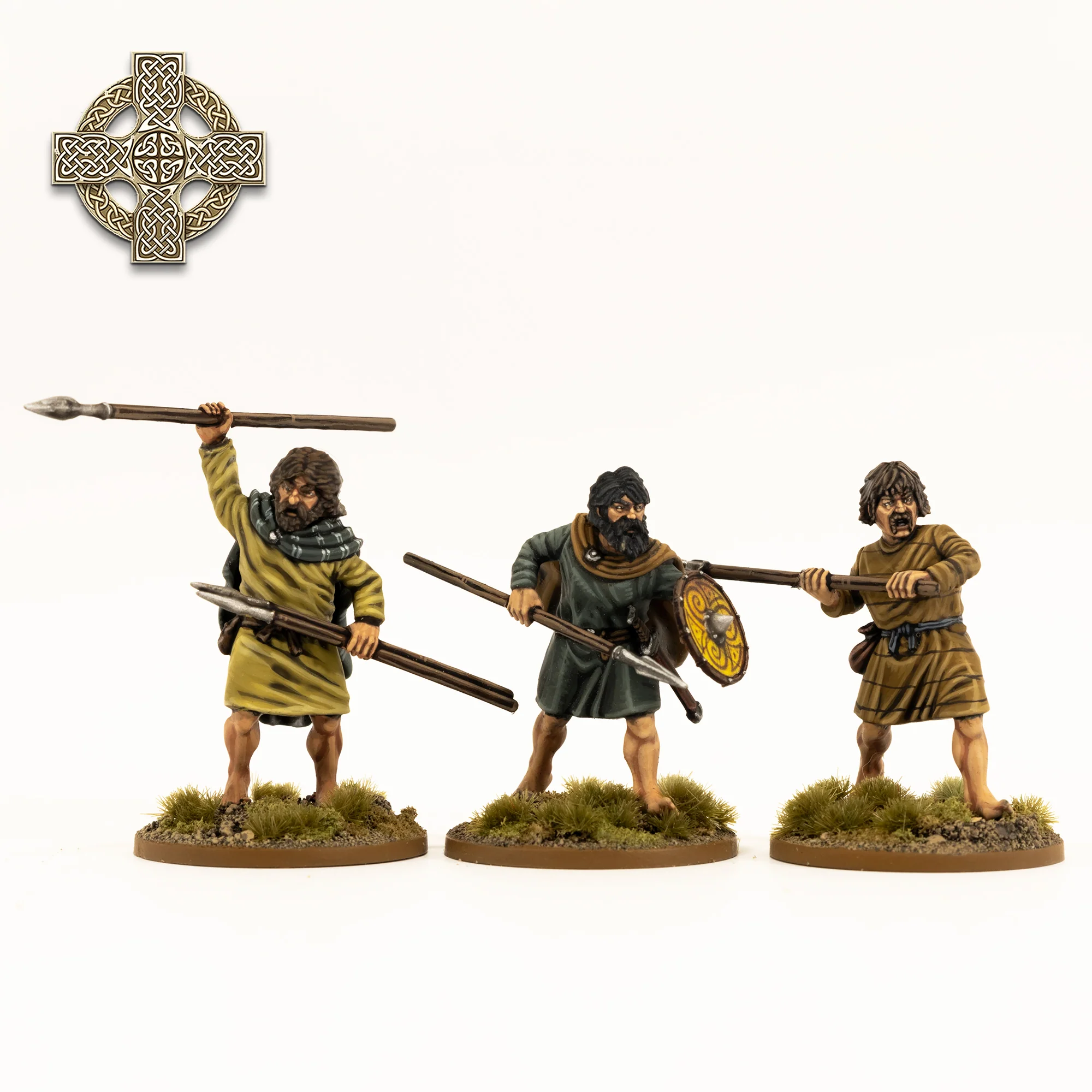 Victrix Miniatures: Dark Age Irish & Dogs (34 Warriors & 8 Dogs) - Image 4