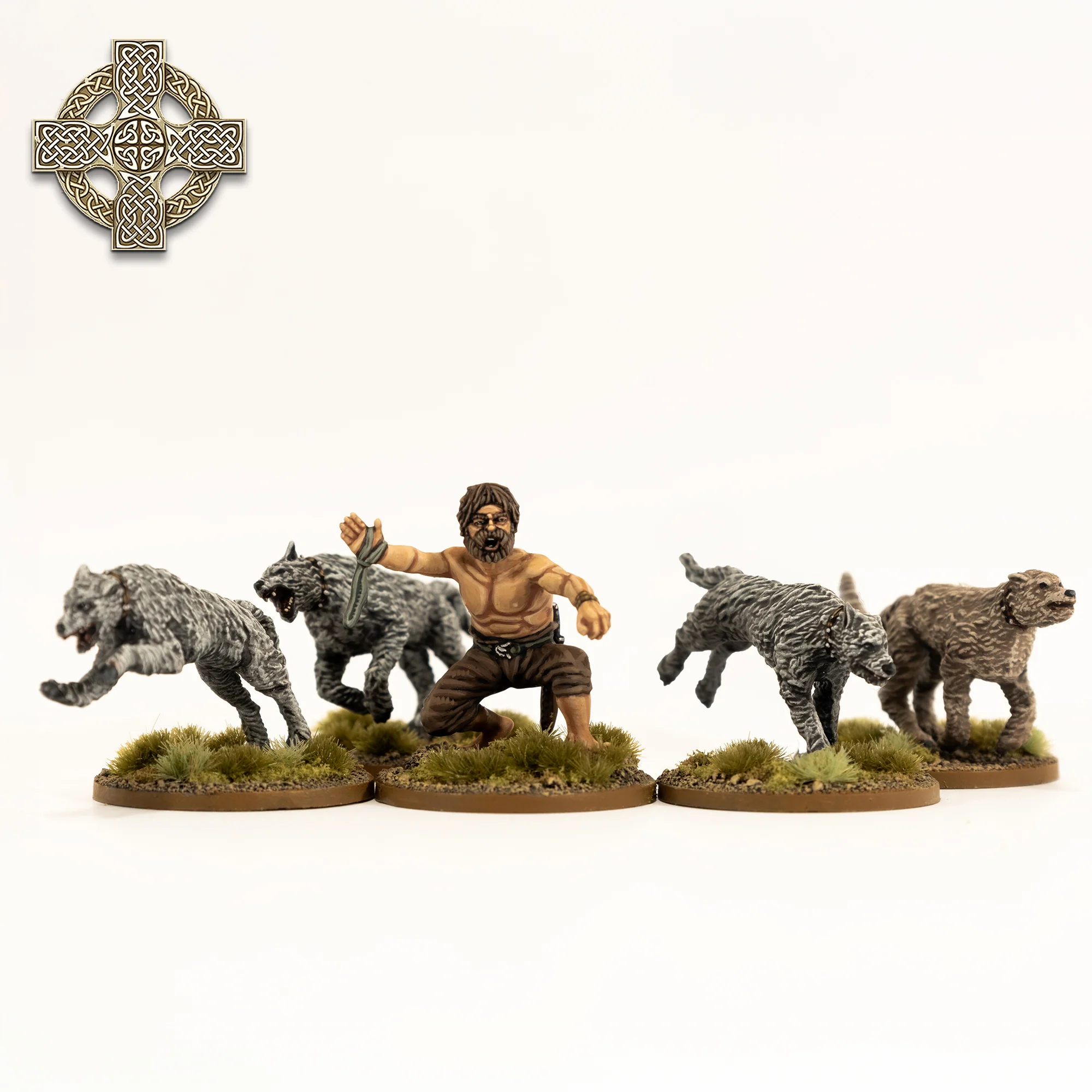 Victrix Miniatures: Dark Age Irish & Dogs (34 Warriors & 8 Dogs) - Image 5