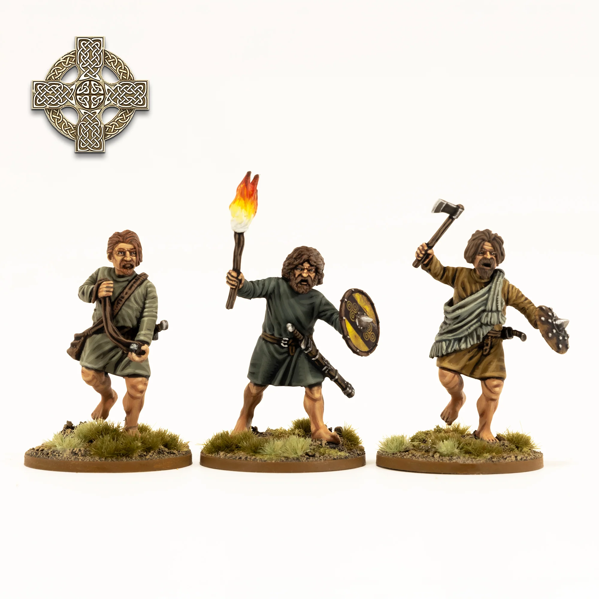 Victrix Miniatures: Dark Age Irish & Dogs (34 Warriors & 8 Dogs) - Image 6