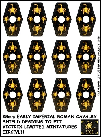 Early Imperial Roman Cavalry Shield Designs 1 (Victrix)