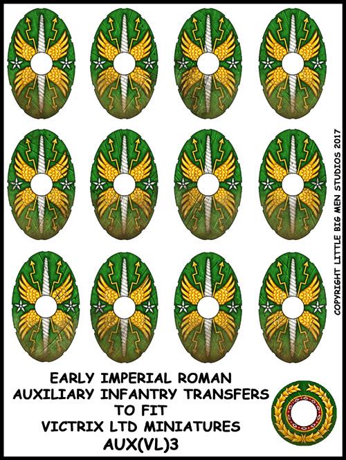 Early Imperial Roman Auxiliary Shield Transfers 3 (Victrix)