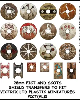 Pict and Scots Shield Designs PICT 2 (Victrix) PRE-CUT