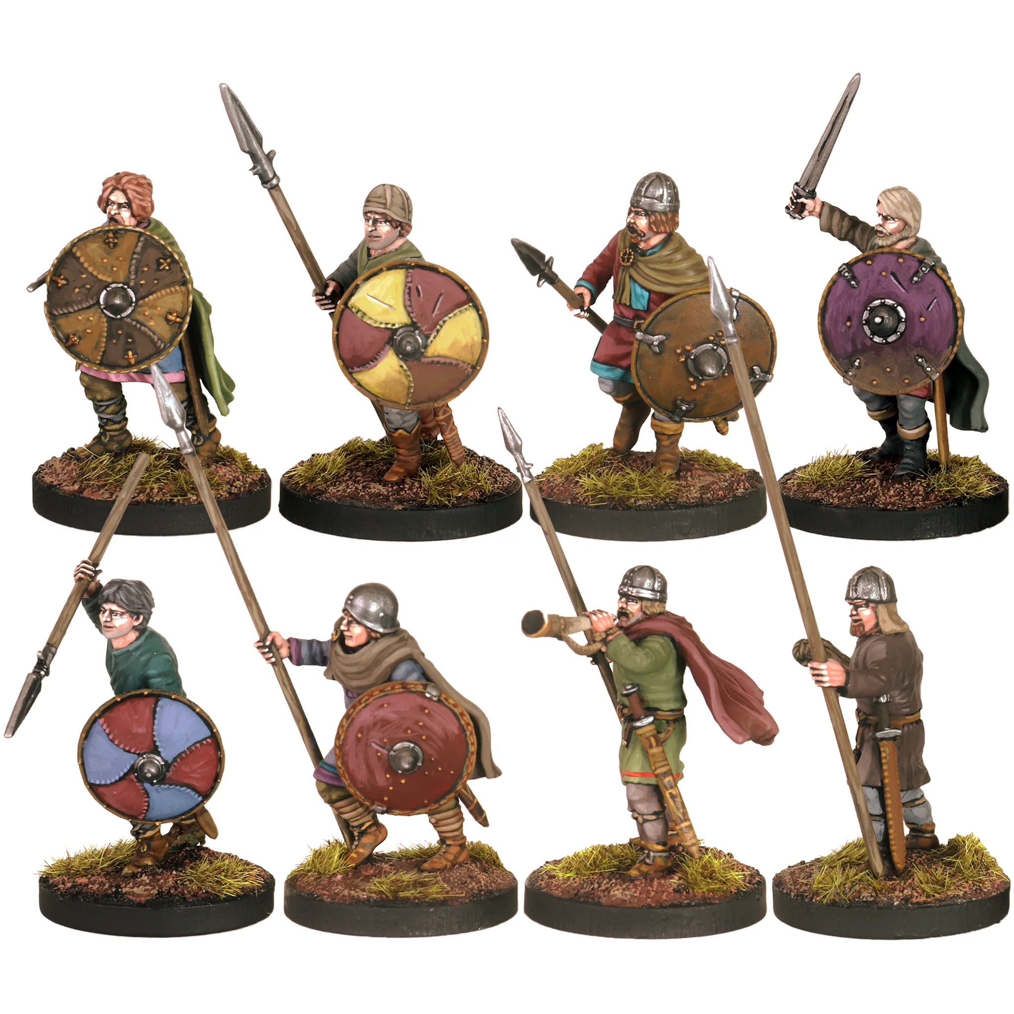 Victrix Miniatures: Carolingian Franks Unarmoured Infantry (36) – Bild 4